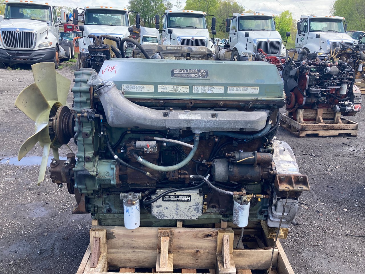 1993 Detroit 12.7L Series 60 DDEC 3 Diesel Engine w/Jakes